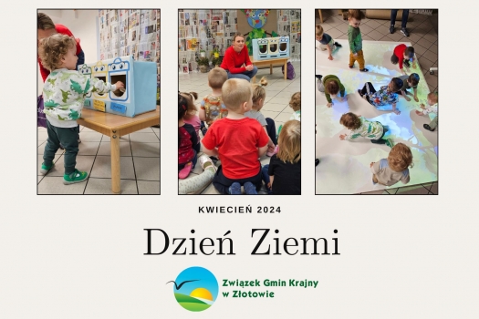 Fotorelacja z prelekcji zorganizowanych z okazji Dnia Ziemi w Niepublicznym Żłobku i Przedszkolu "Motylek" w Złotowie