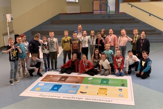 Zajęcia edukacyjne w Szkole Podstawowej im. Marii Konopnickiej w Świętej