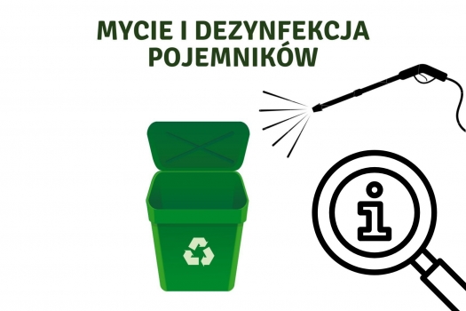 Mycie i dezynfekcja pojemników - informacja dla Mieszkańców