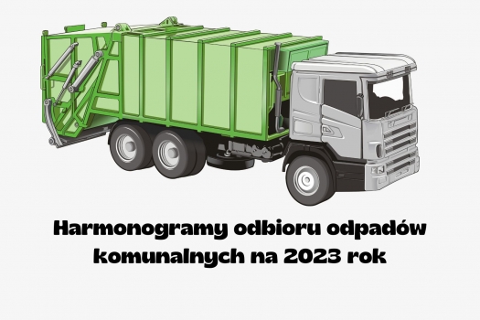 Harmonogramy odbioru odpadów komunalnych na 2023 rok