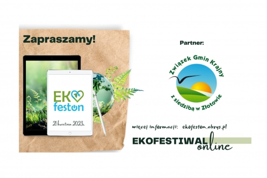 Miniatura Związek Gmin Krajny kolejny raz partnerem festiwalu ekologicznego III EKOfeston Ekologiczny Festiwal Online 