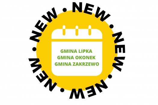Zmiana harmonogramów - Lipka, Okonek, Zakrzewo - od 1 lipca 2023 r. 
