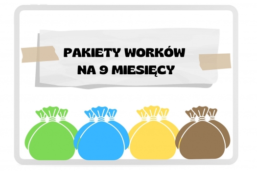 Informacja dot. wielkości pakietów worków na kolejne 9 mies.
