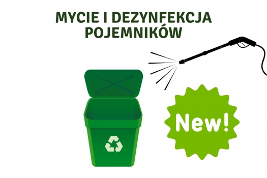 Mycie i dezynfekcja pojemników - Lipka, Łobżenica, Okonek, Tarnówka, Zakrzewo, Złotów - wrzesień-listopad 2024