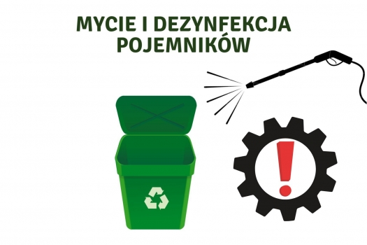 Mycie i dezynfekcja pojemników - zmiana terminów - Bługowo, Buntowo