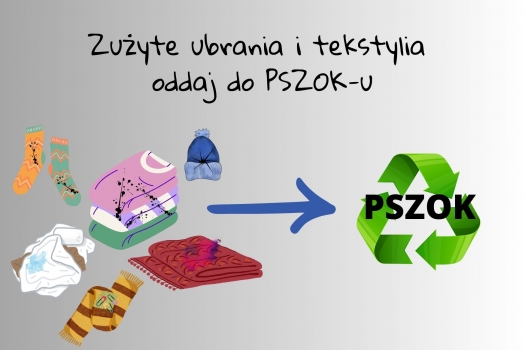 Tekstylia i zużyta odzież nie do kosza na odpady zmieszane