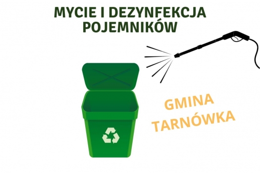 Mycie i dezynfekcja pojemników - Gmina Tarnówka 