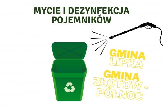 Mycie i dezynfekcja pojemników - Gmina Złotów (północ) oraz Gmina Lipka
