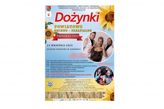 Dożynki Gminne w Tarnówce – odwiedź nasze stoisko edukacyjne!