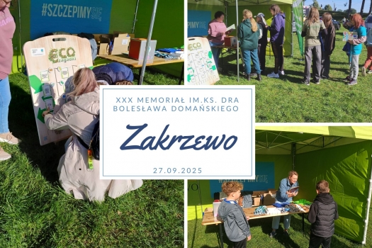 Aktywnie i z uśmiechem! Związek Gmin Krajny na XXX Memoriale im. ks. dra Domańskiego w Zakrzewie – fotorelacja 
