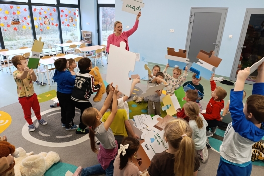 Miniatura Zajęcia o segregacji odpadów w Publicznym Przedszkolu w Tarnówce