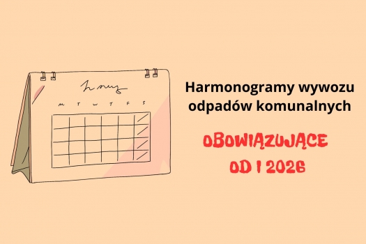 Miniatura Harmonogramy odbioru odpadów komunalnych obowiązujące od 1 stycznia 2026