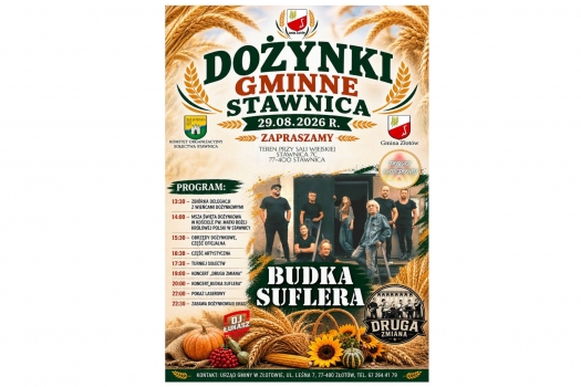 Miniatura Dożynki Gminne w Stawnicy (Gmina Złotów) – odwiedź nasze stoisko edukacyjne!