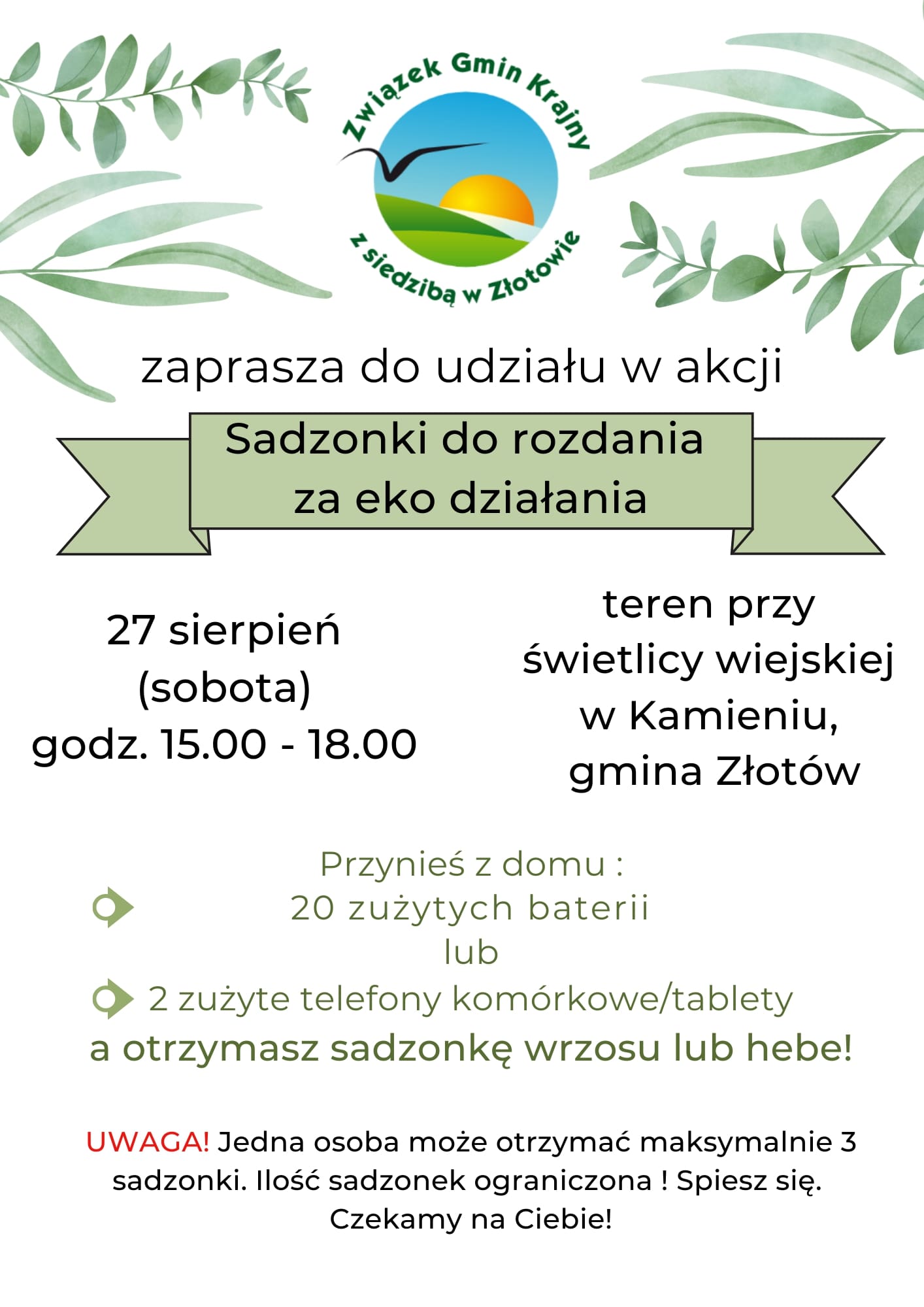 plakat Kamień 27.08.2022 r. 